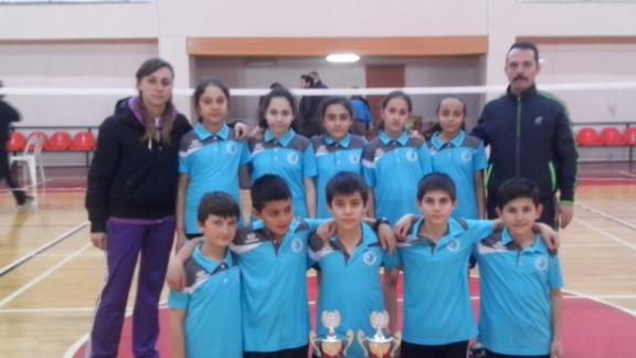 31 Ağustos Ortaokulu Badminton Küçükler Turnuvasında İl Şampiyonu Oldu